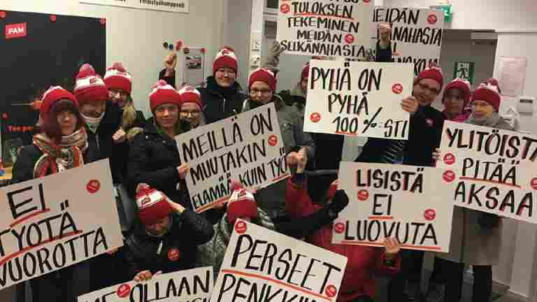 Walkouts at five workplaces in the facilities services sector – in protest at employers’ attempts to weaken the collective agreement in the sector