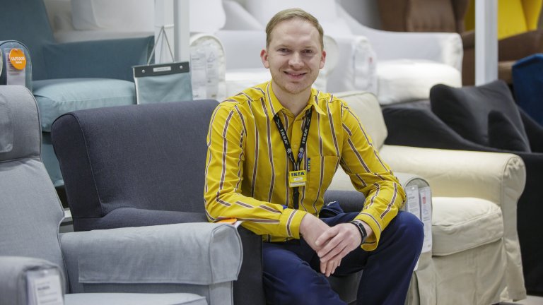 Marcus Krogell, huvudförtroendeman på Ikea i Finland: Allt mer deltidsarbete men också bättre dialog med arbetsgivaren