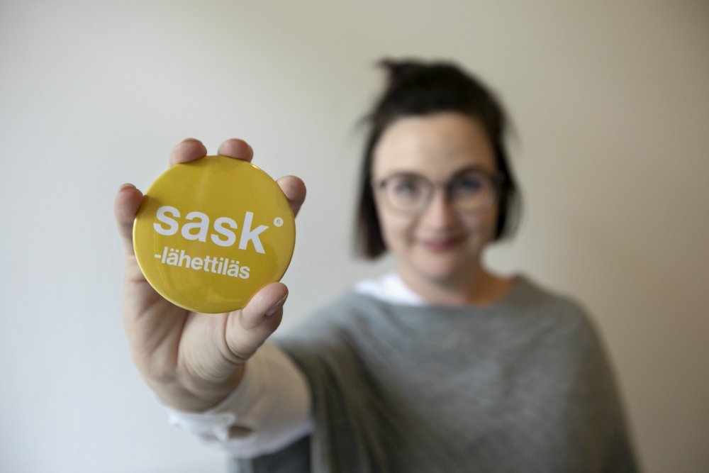 In the ”Agent for Decent Work” training you’ll get to know SASK’s global work, meet a guest from the Philippines and think about ways to make a difference – together with others and without prejudice. Image: SASK/ Annika Rauhala