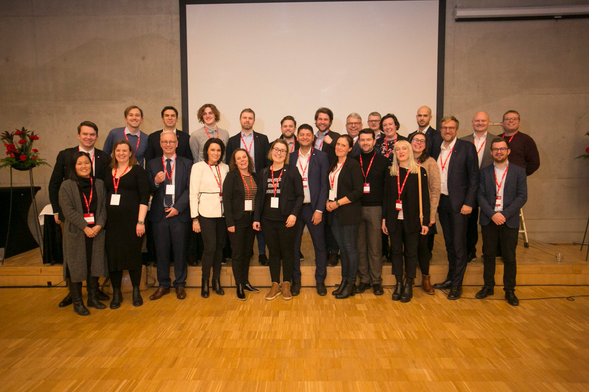 Alumner från Nordenskolan årskurs 2018-2019. Här tillsammans på SAMAK:s årsmöte i Helsingfors. Källa: Pekka Sipola/SAMAK.