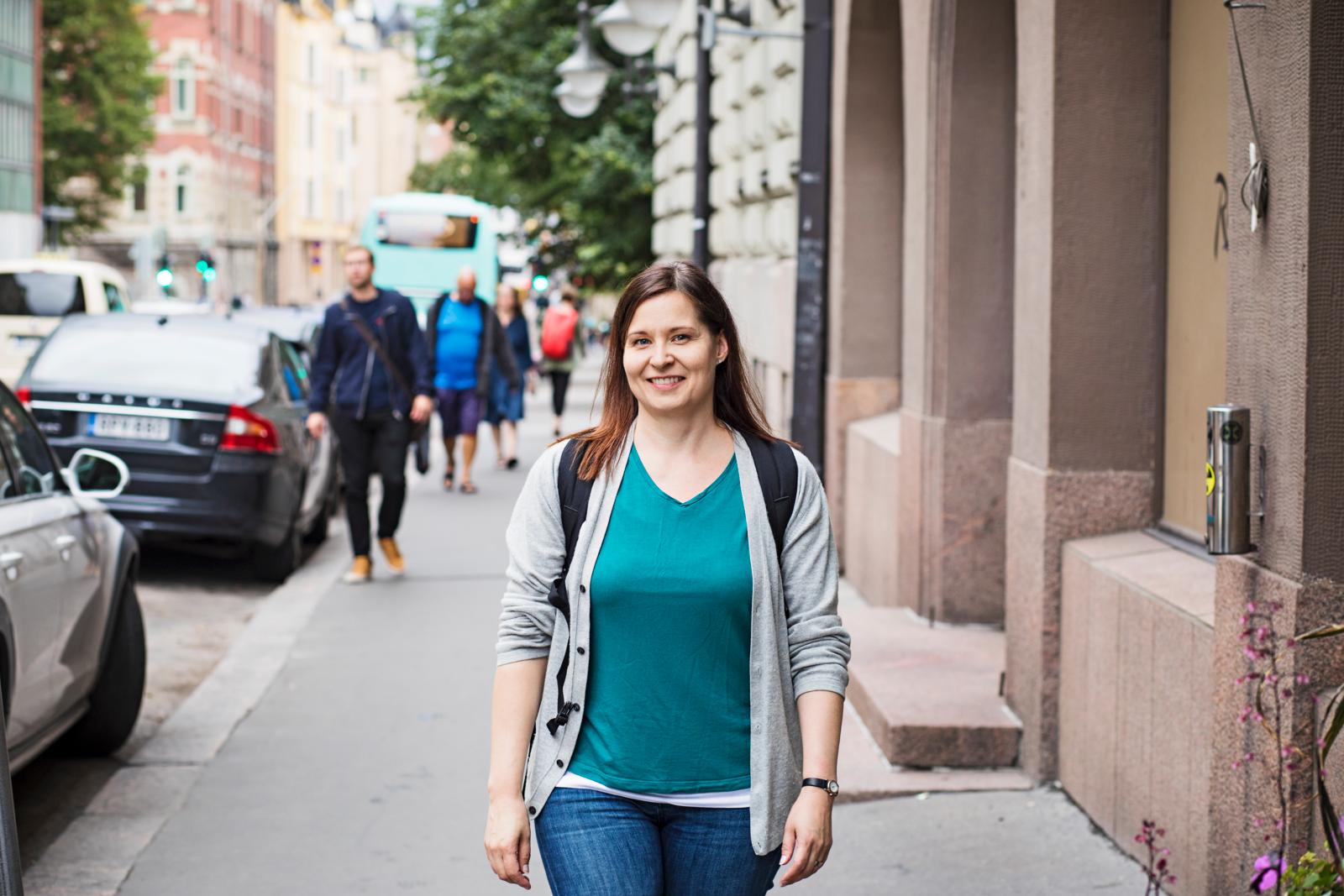 Outi Mäkelä has learned much about working in her elected position during the Sokotel break project. Photo: Eeva Anundi