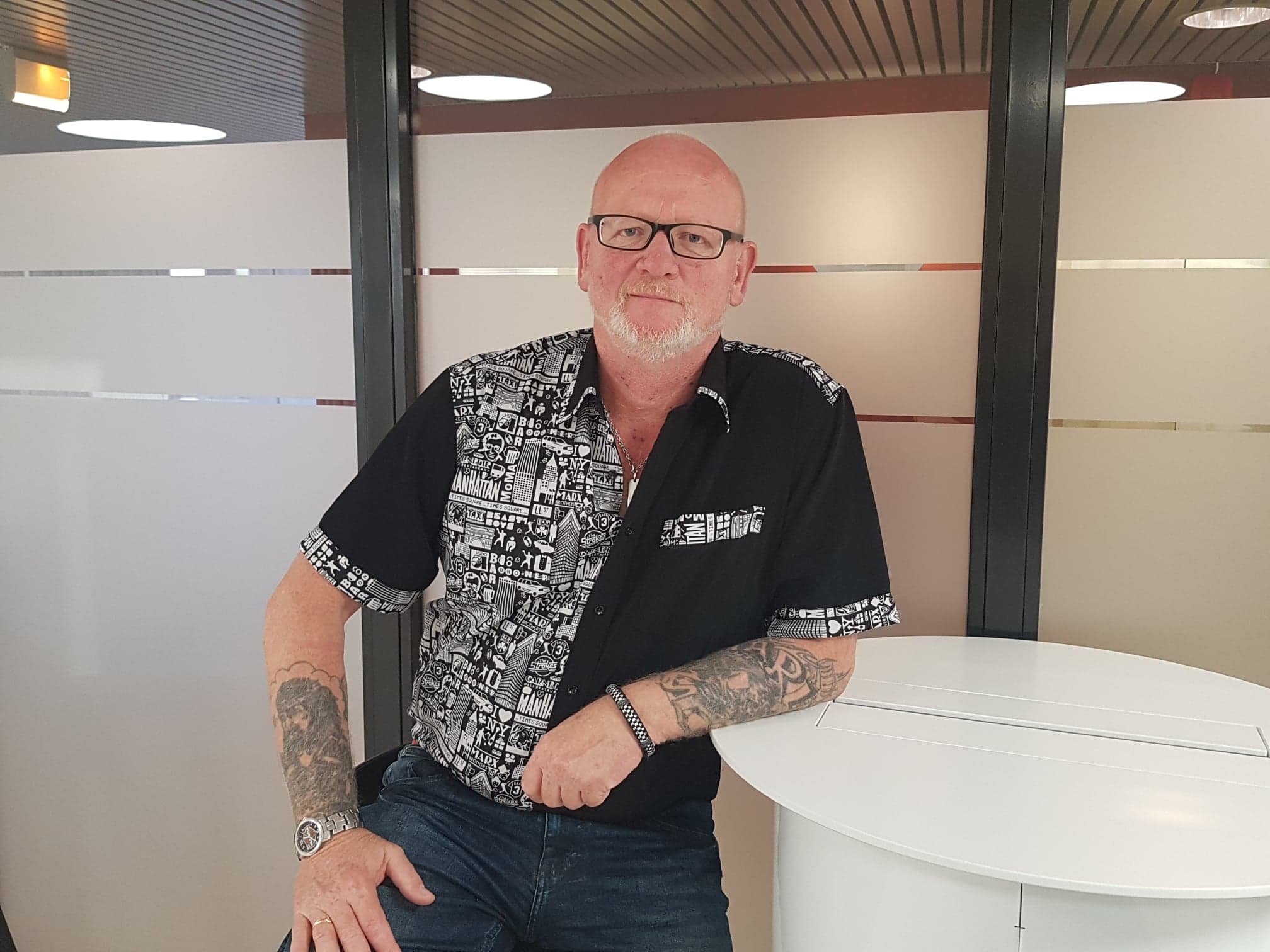 ”De absolut viktigaste frågorna i vårens avtalsrörelse är lönen och frågan om fler arbetstimmar – deltid måste bli heltid”, säger John Frederiksen, vice ordförande för privata service-, hotell- och restauranggruppen inom 3F - Fagligt Fælles Forbund. Bild: Marie Sandberg-Chibani.