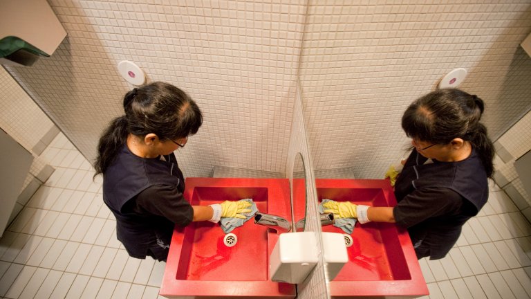 The coronavirus epidemic has further ramped up the pace of work in the cleaning sector